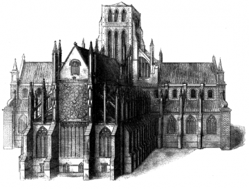 Old St Paul's Cathedral from the East - Project Gutenberg etext 16531